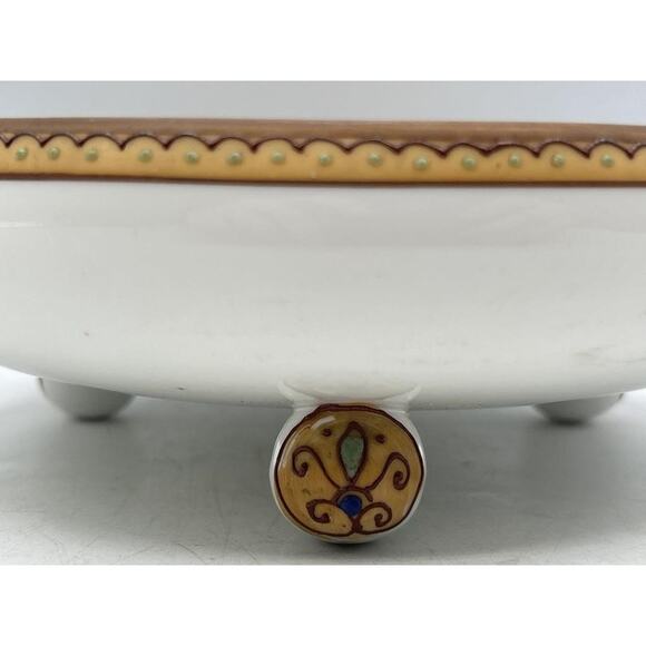 Antique Nippon Morimura Hand Painted Footed Bowl Hazelnut Pinecone RARE! - Picture 7 of 11